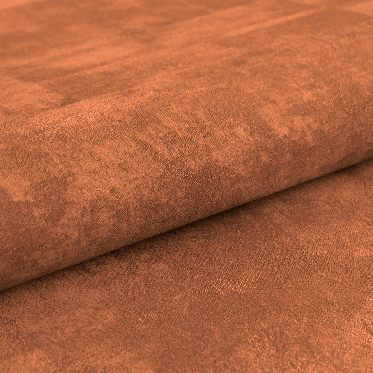 Schlafsofa Perla Terracotta B: 203 cm - Terracotta/Schwarz, KONVENTIONELL, Textil (203/94/96cm)