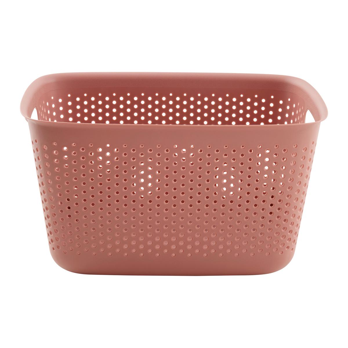 Košík na drobnosti MAJA - CA. 17L - tmavě červená, Moderní, plast (39/29/22cm) - Mömax