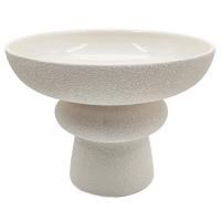 Dekorační podnos YURI - biela, Modern, keramika (22/15,7cm) - Mömax