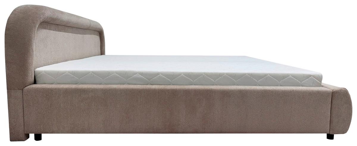 Polsterbett Dafne Beige Lf: 140x200 Cm - Eichefarben/Beige, MODERN, Holz/Textil (140/200cm) - Livetastic