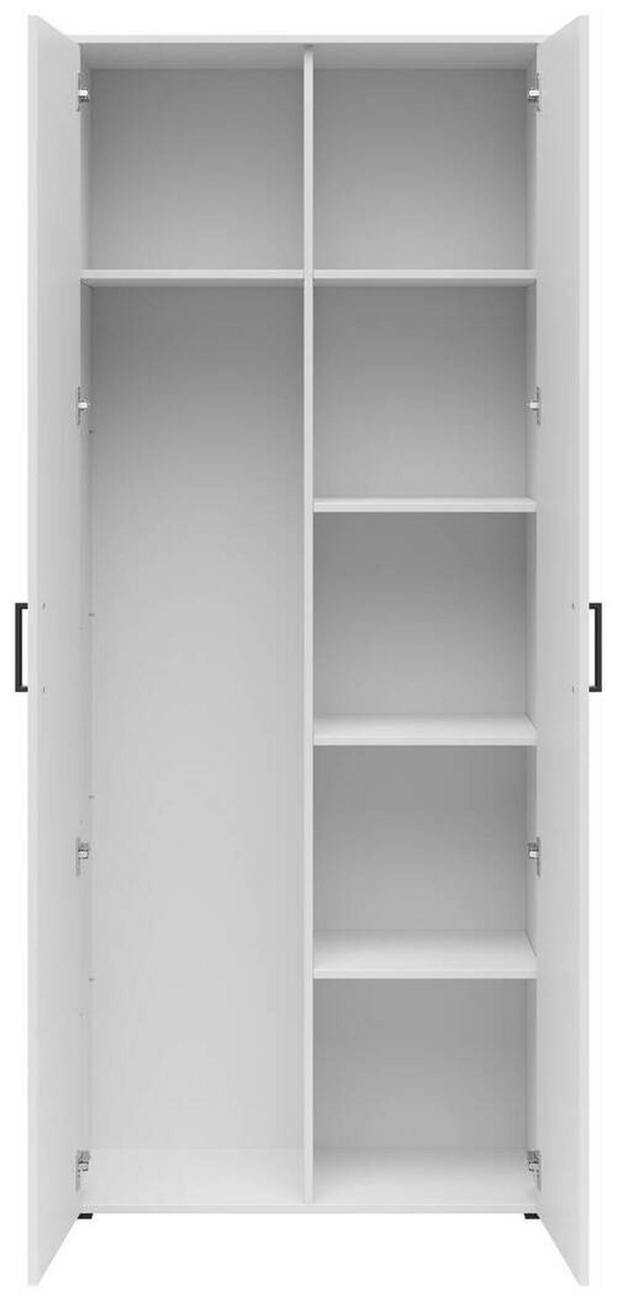 Szekrény Multistauraum - fehér, Modern, faalapú anyag (80/195/40cm) - Carryhome