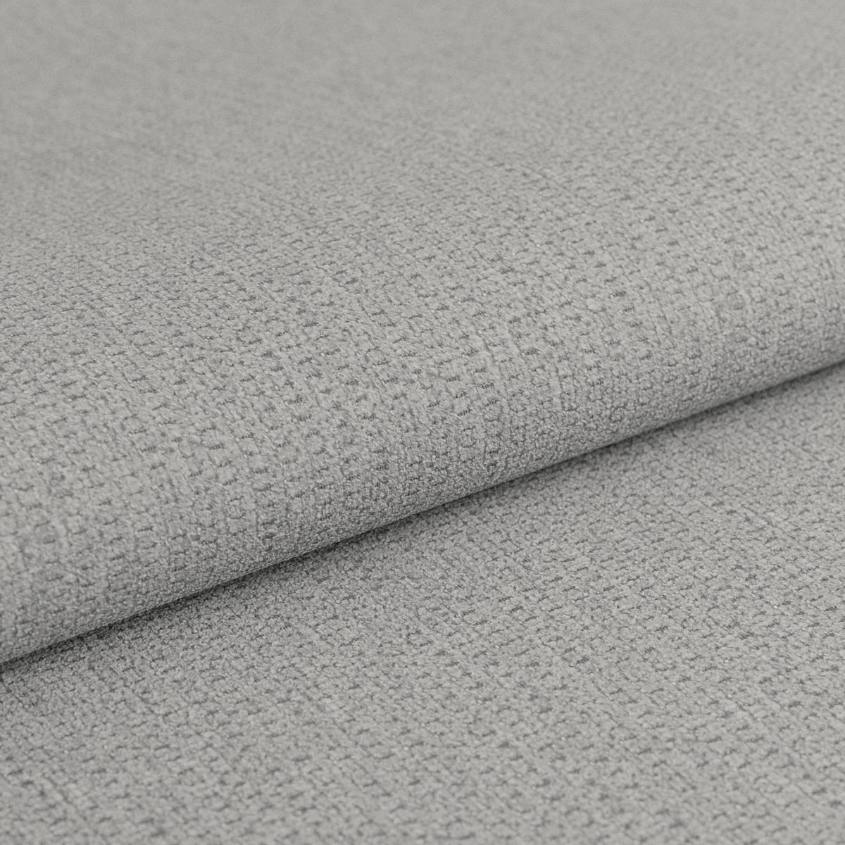 Ecksofa mit Schlaffunktion Falco new Silber 251x183 cm - Silberfarben/Schwarz, KONVENTIONELL, Textil (251/183cm) - Ondega