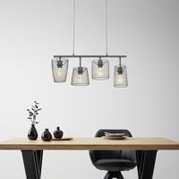 Závěsné svítidlo Ferdinand 70/150cm, 40 Watt - černá, Lifestyle, kov (70/150cm) - Modern Living