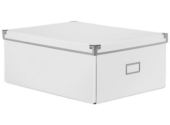 Box Úložný Lorenz - bílá, kov/karton (43,8/32,4/17,5cm) - Mömax modern living Box Úložný Lorenz - bílá, kov/karton (43,8/32,4/17,5cm) - Mömax modern living