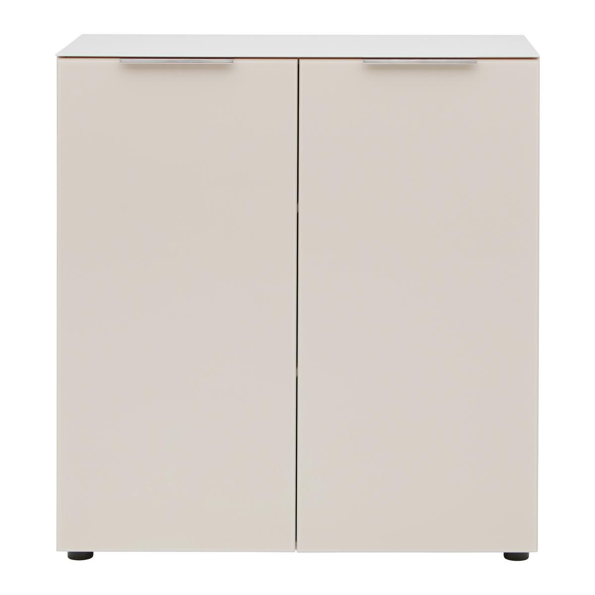 KOMODA SIENA -EXKLUSIV- - černá/kašmírová, Moderní, kov/kompozitní dřevo (90/99/40cm) - Mömax