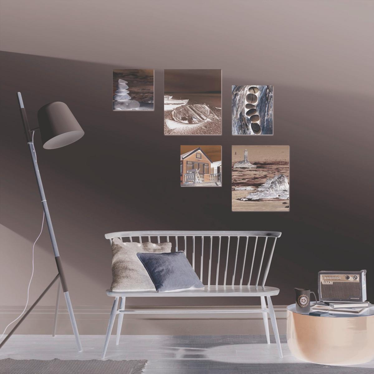 Leinwandbild 41-804 - Blau, Basics, Wellpappe/Textil (60/80/3cm)