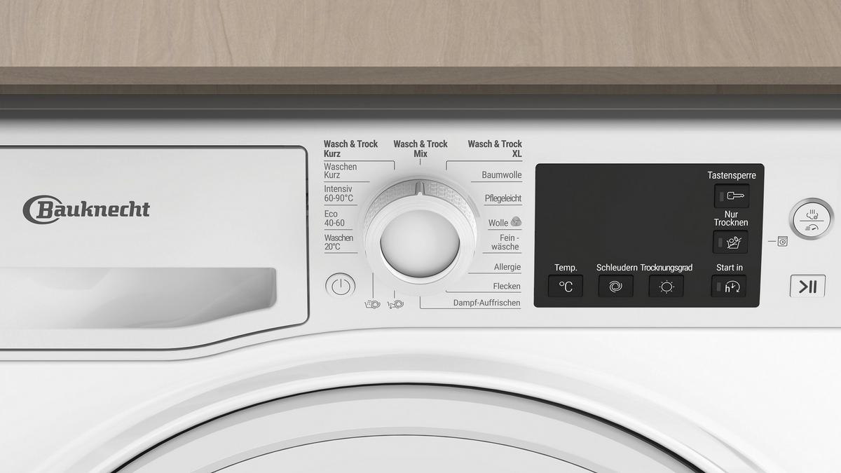 Waschtrockner Watk Pure 96 43 N - Weiß, Trend (59,5/85/54cm) - Bauknecht