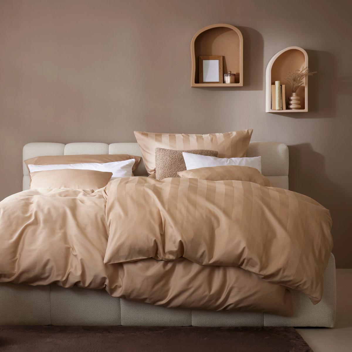 POVLEČENÍ XENIA UNI - béžová, Moderní, textil (140/200cm) - Premium Living