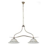 Hängeleuchte Corinne Braun L: 85 cm - Braun, Basics, Metall (85/30/110cm)