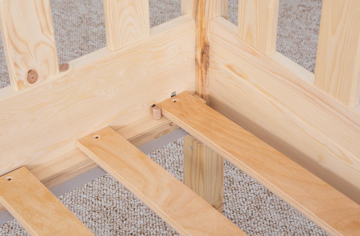 Bodenbett 100/200 Cm In Naturfarben Inkl. Laden - Naturfarben, MODERN, Holz (100/200cm) - MID.YOU