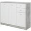 Kommode B 109,1cm 4-You New, Beton Optik/Weiß - Schwarz/Weiß, MODERN, Holzwerkstoff (109,1/85,4/34,6cm) Kommode B 109,1cm 4-You New, Beton Optik/Weiß - Schwarz/Weiß, MODERN, Holzwerkstoff (109,1/85,4/34,6cm)