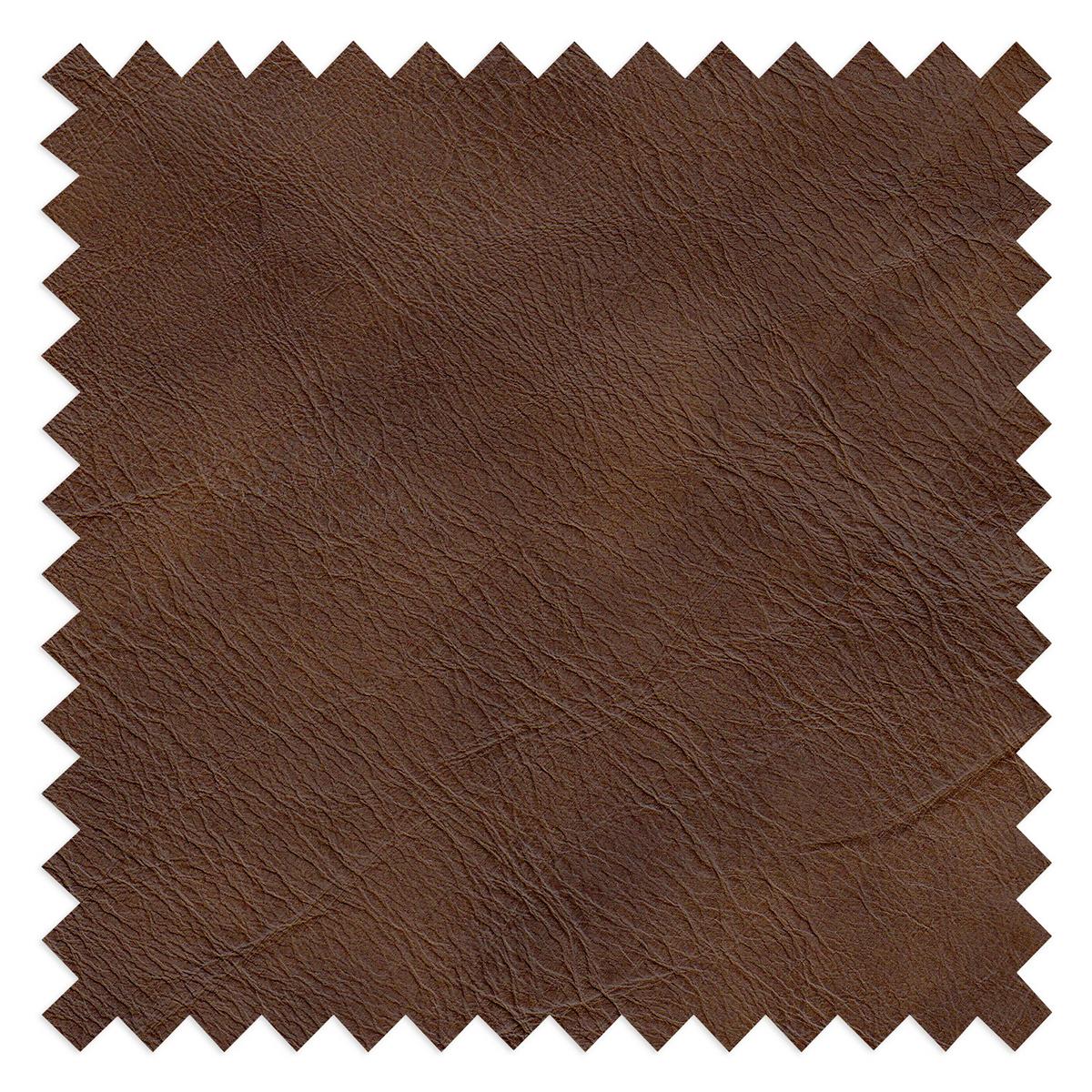 Relaxliege Swing Silver Dunkelbraun B: 65 cm - Dunkelbraun/Silberfarben, Design, Leder (65/65-95/171cm) - Livetastic