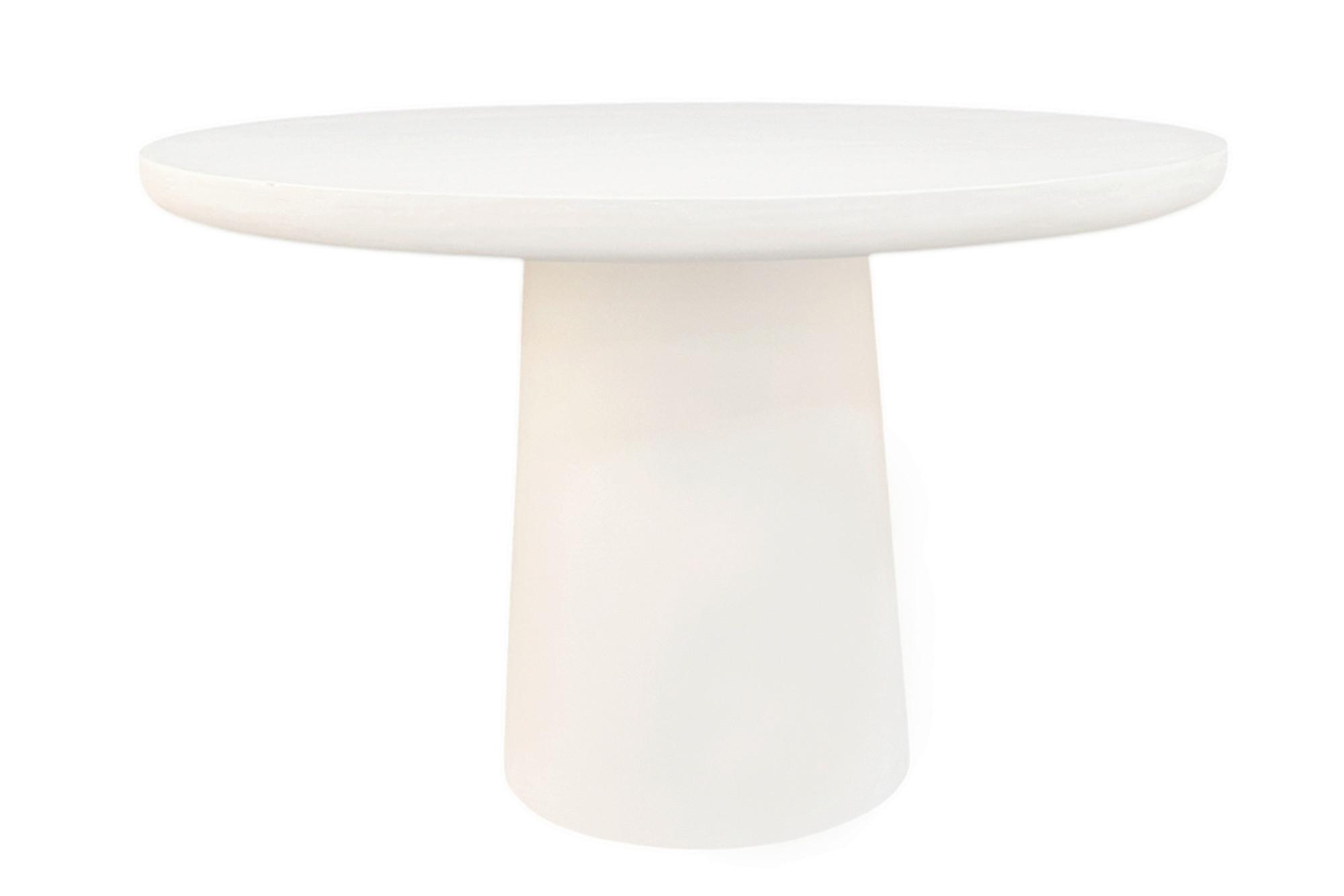 ESSTISCH Weiß L: 120cm - Weiß, MODERN, Holzwerkstoff/Stein (120/120/77cm) - MID.YOU