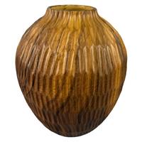 Váza KAI - hnedá, Modern, keramika (21,2/24,1cm) - Mömax