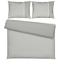 Bettwäsche Johannes XXL Hellgrau ca. 200x220cm - svetlosivá, Konventionell, textil (200/220cm) - Mömax