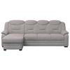 Ecksofa Marcus - Hellgrau, Basics, Textil (162/257cm) - MID.YOU