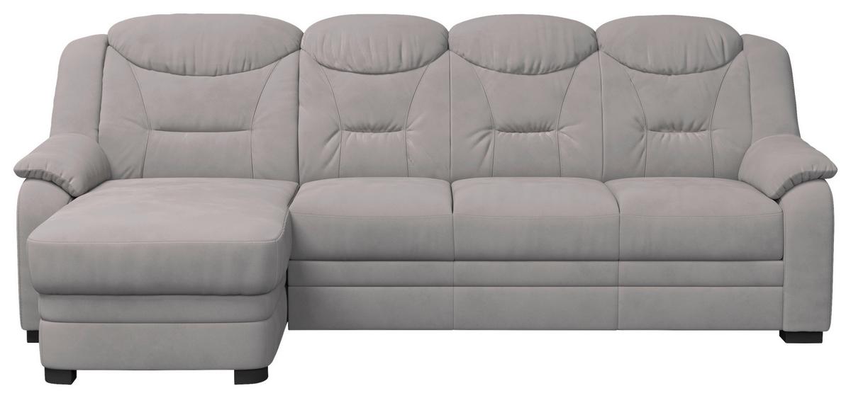 Ecksofa Marcus - Hellgrau, Basics, Textil (162/257cm) - MID.YOU