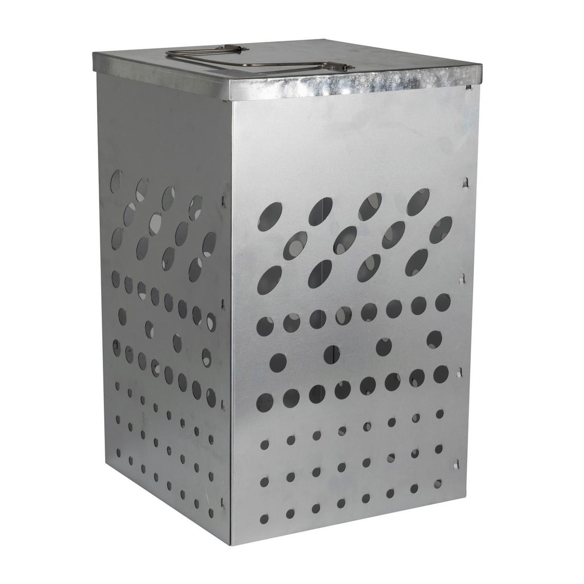 Hochbeet-Deckel Stahl 30,5x30,5 cm - Grau, Basics, Metall (30,5/2,5/30,5cm)