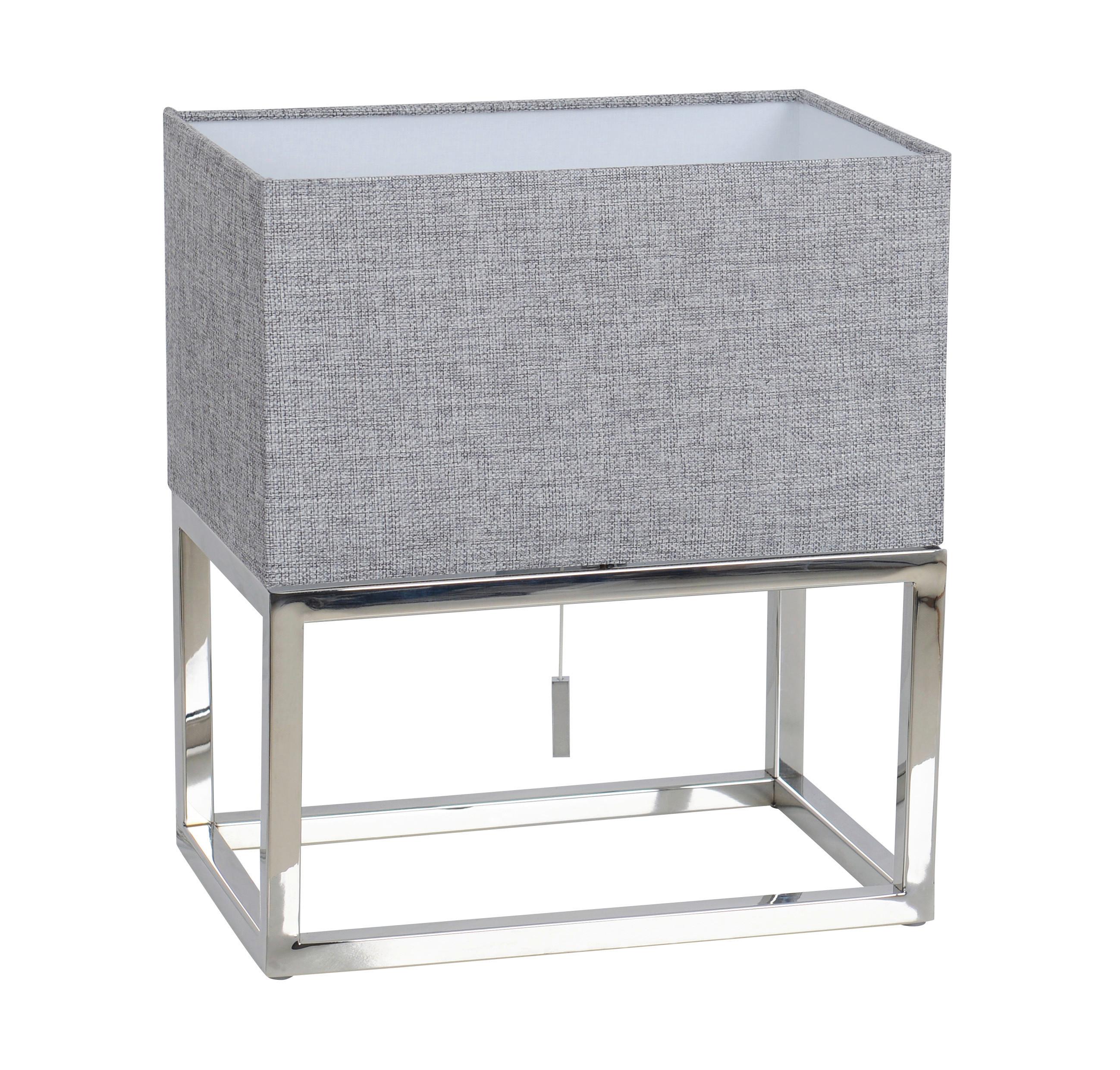 Tischlampe Grau Mit Zugschalter