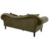 3-Sitzer-Sofa Cupido - Schwarz/Olivgrün, Design, Textil (242/91/104cm) - MID.YOU