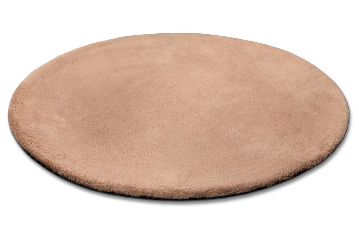 Hochflorteppich Alice Altrosa 100 Cm - Altrosa, KONVENTIONELL, Textil (100/100cm) - Esprit