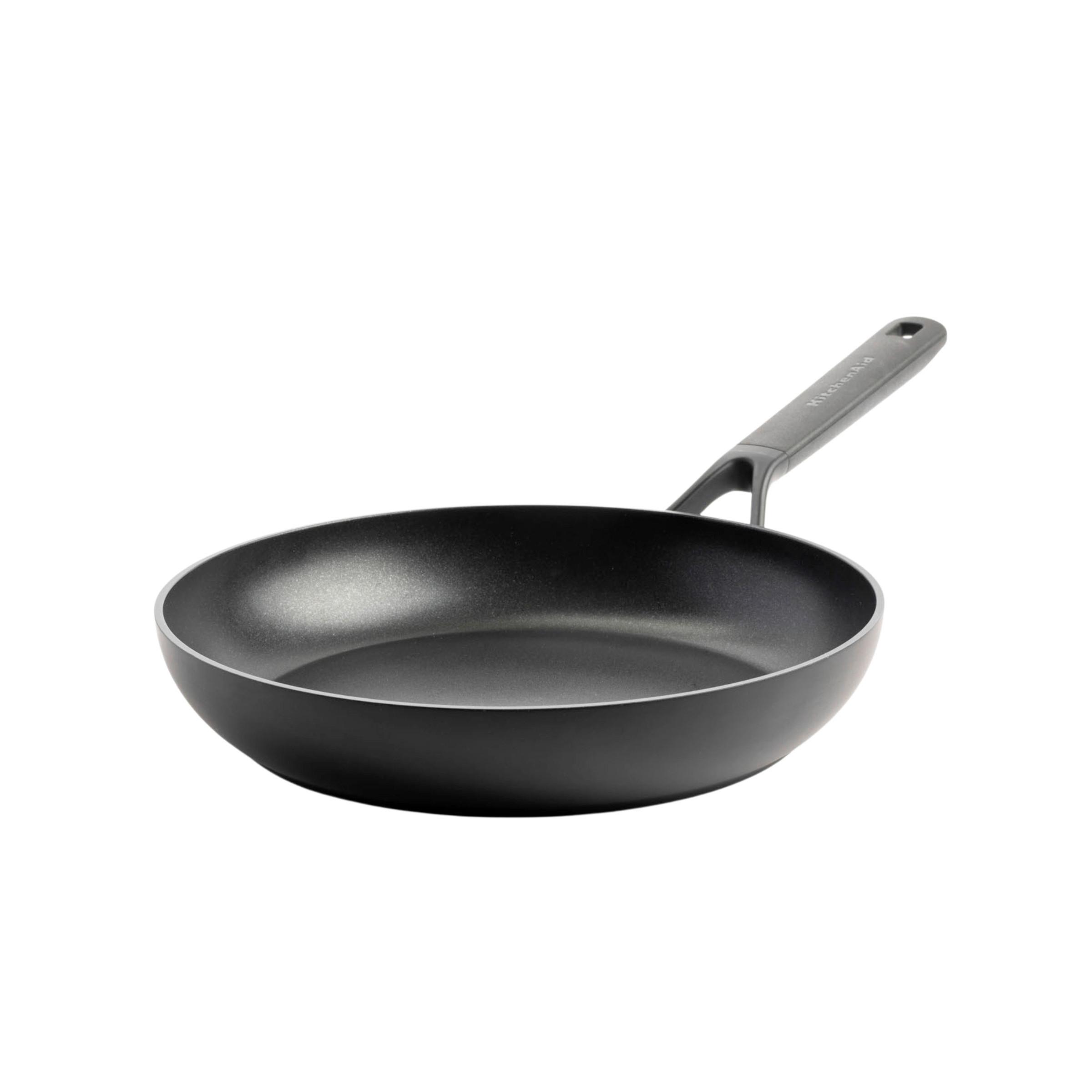 Bratpfanne Classic Forged Schwarz D: 30 Cm - Schwarz, Basics, Kunststoff/Metall (30cm) - Kitchenaid