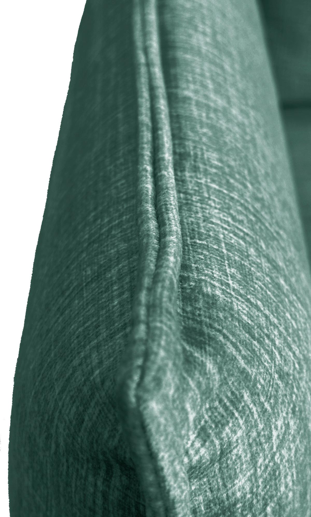Schlafsofa Melody - Schwarz/Mintgrün, Design, Textil (216/96/102cm) - MID.YOU