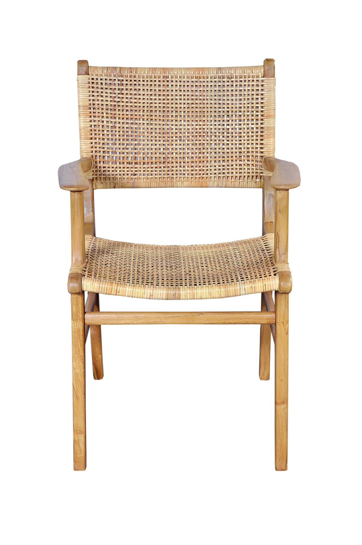 ARMLEHNSTUHL Naturfarben B: 59cm - Naturfarben, MODERN, Holz (59/84/60cm) - MID.YOU
