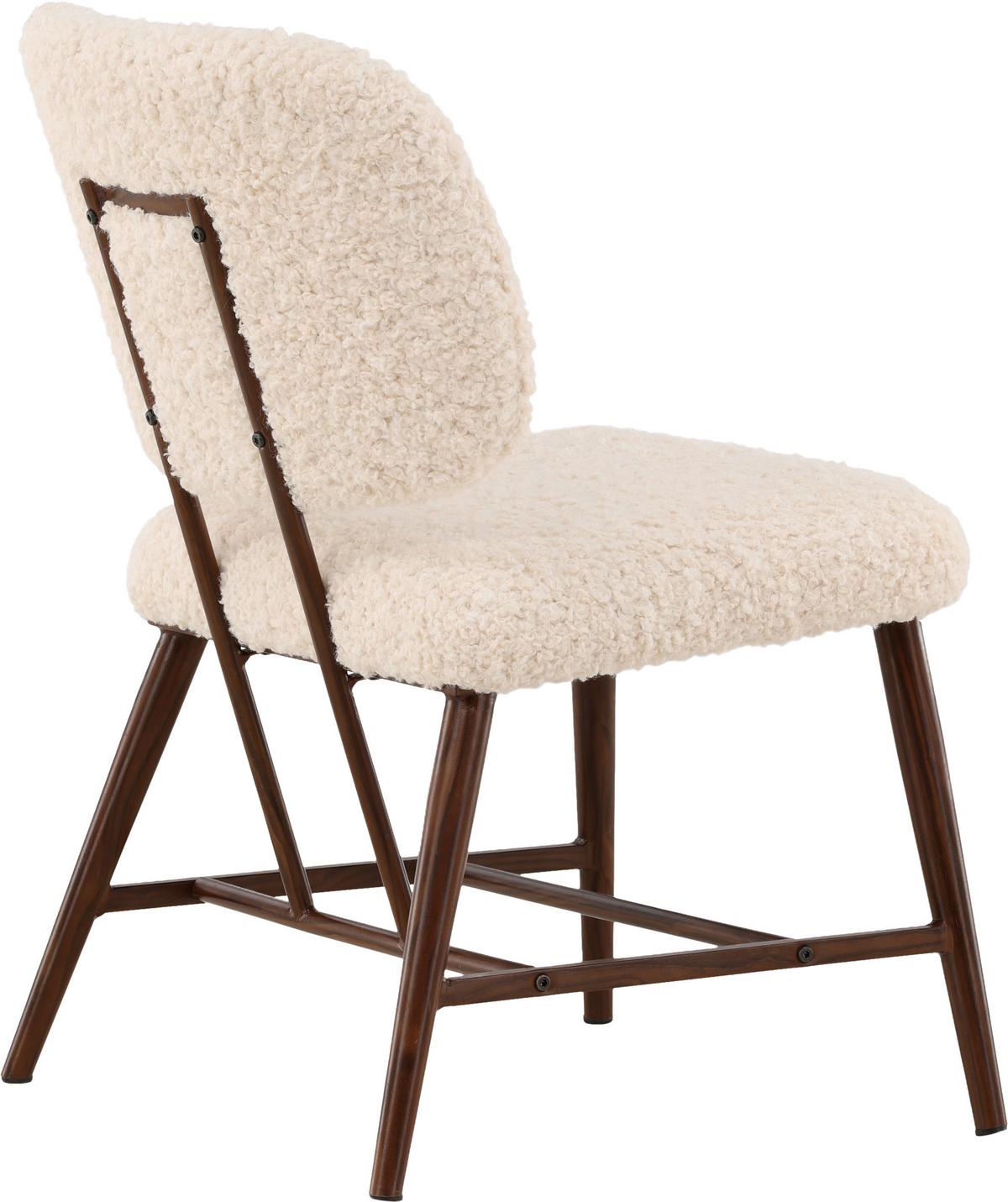 Sessel Midlad - Weiß, Design, Textil/Metall (58/84/62cm) - Livetastic