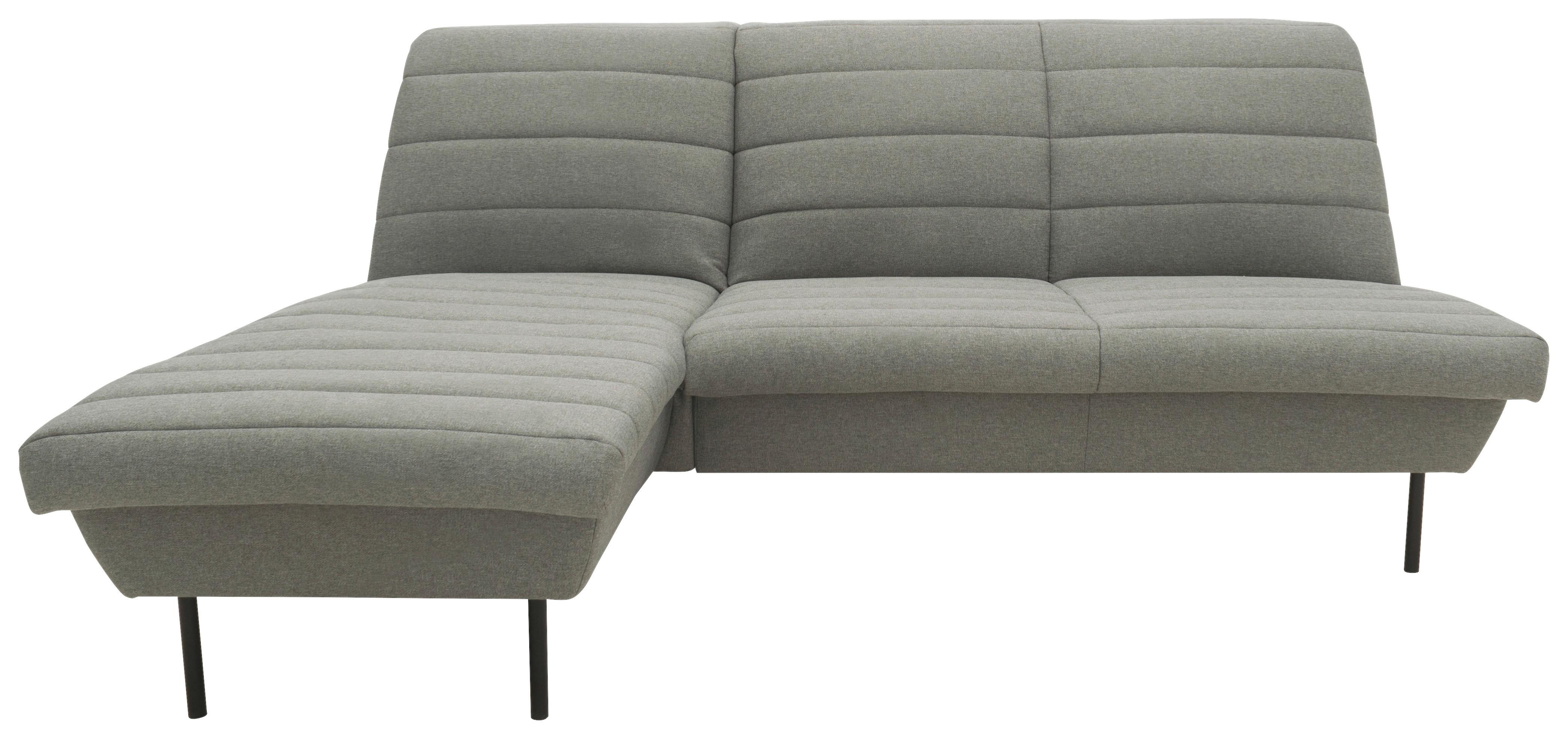 Ecksofa Looks Ix - Graubraun/Schwarz, Design, Textil (168/214cm) - LOOKS by W.Joop