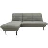 Ecksofa Looks Ix - Graubraun/Schwarz, Design, Textil (168/214cm) - LOOKS by W.Joop