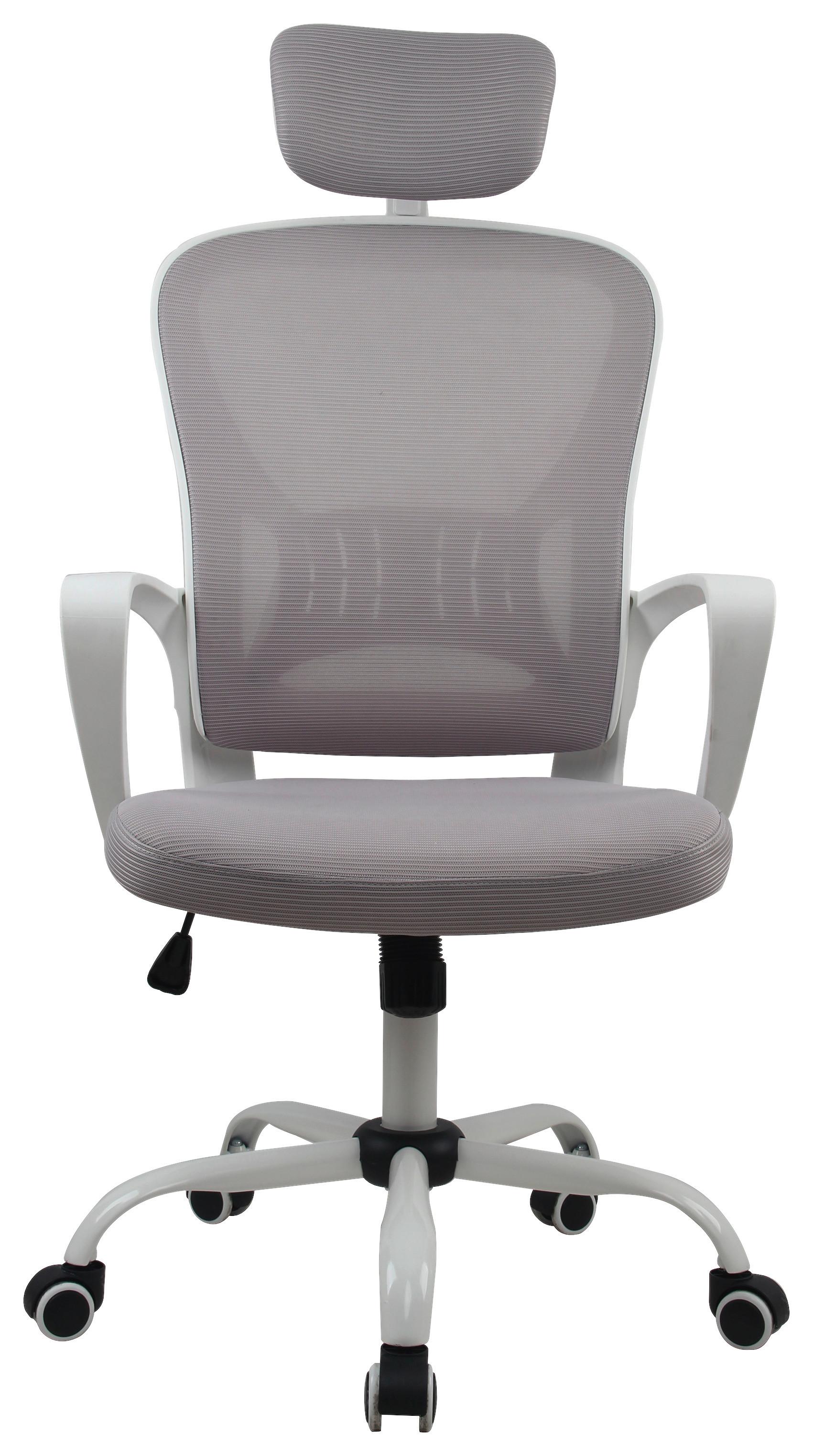 Drehstuhl Caorle Mit Armstützen Hellgrau 140 Kg