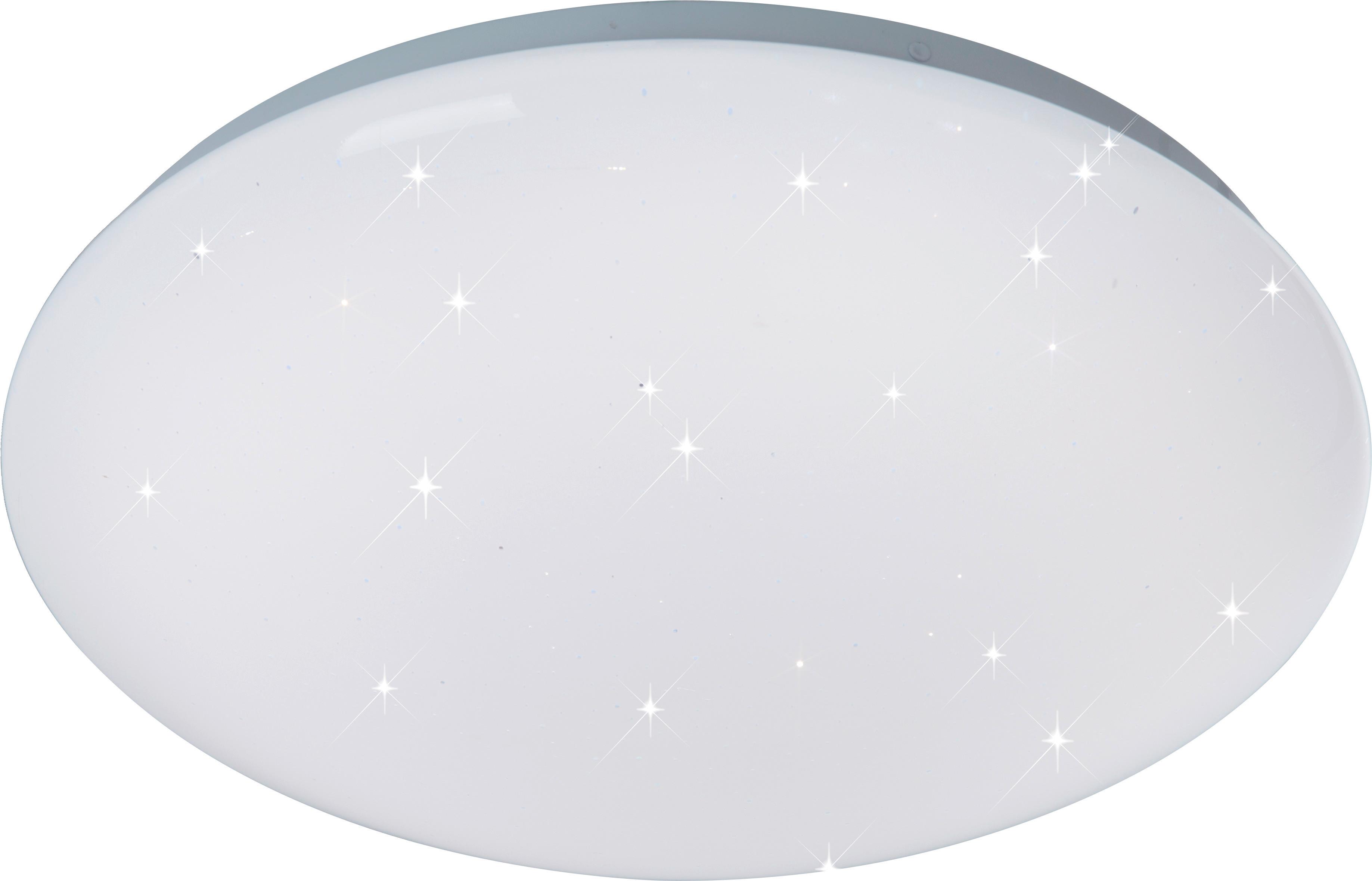 Stropní Led Svítidlo Starlight Ø 29cm, 12,5 Watt - bílá, Konvenční, kov/plast (29/9,5cm) - Modern Living