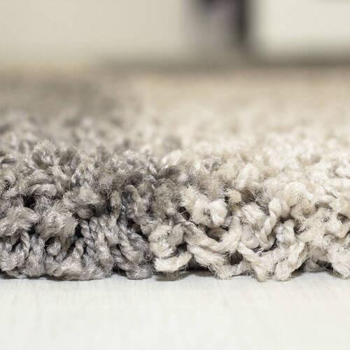 Hochflorteppich Gala - Taupe, Design, Textil (160/160cm) - Novel
