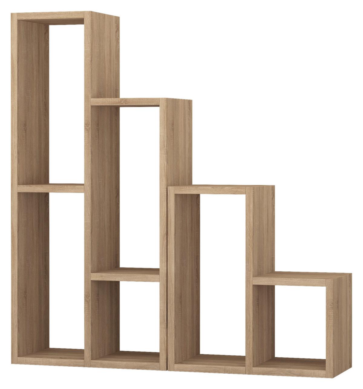 Regal Sule Regal - Eichefarben, Design, Holzwerkstoff (42/89/20cm) - Livetastic