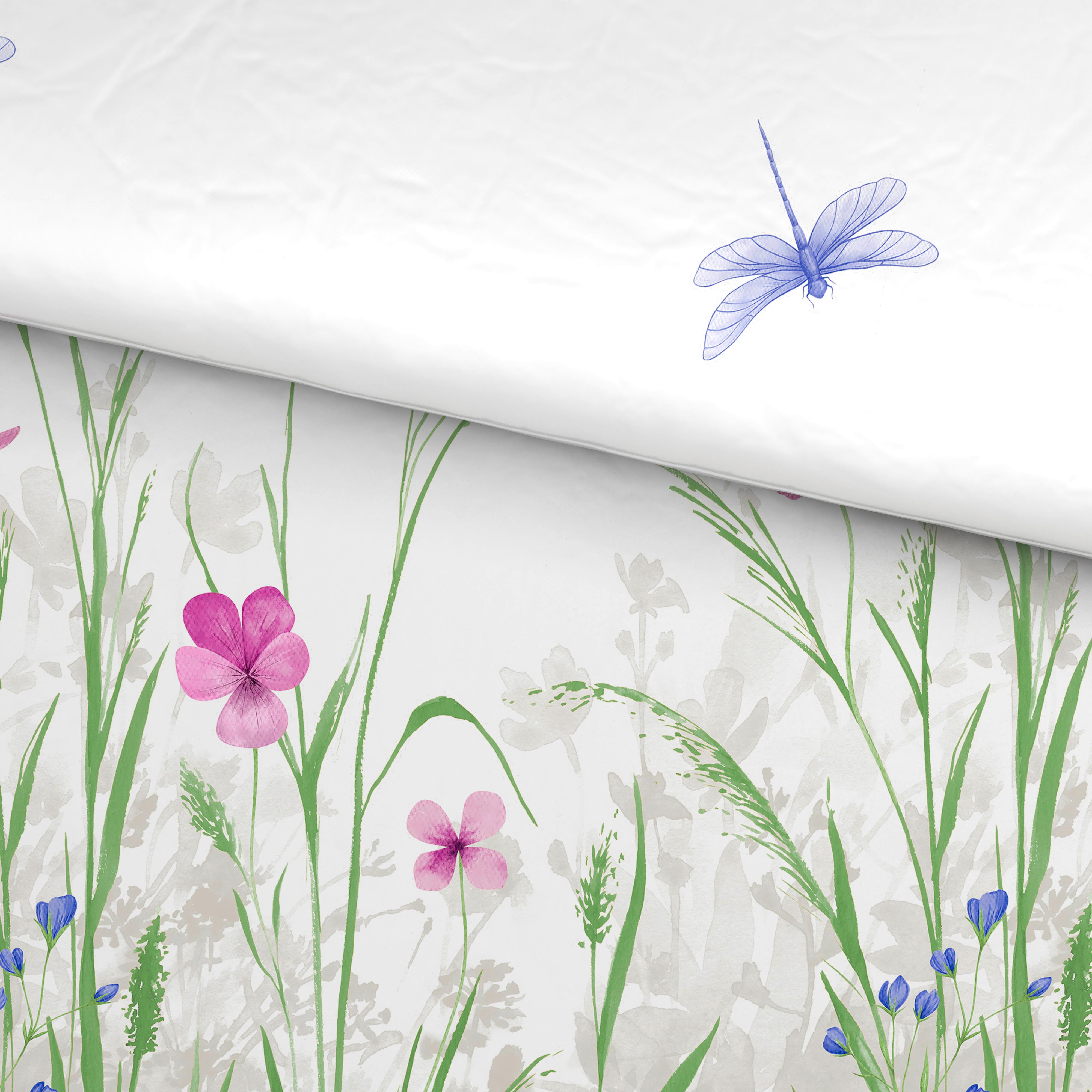 Bettwäsche Eileen - Weiß, ROMANTIK / LANDHAUS, Textil - James Wood