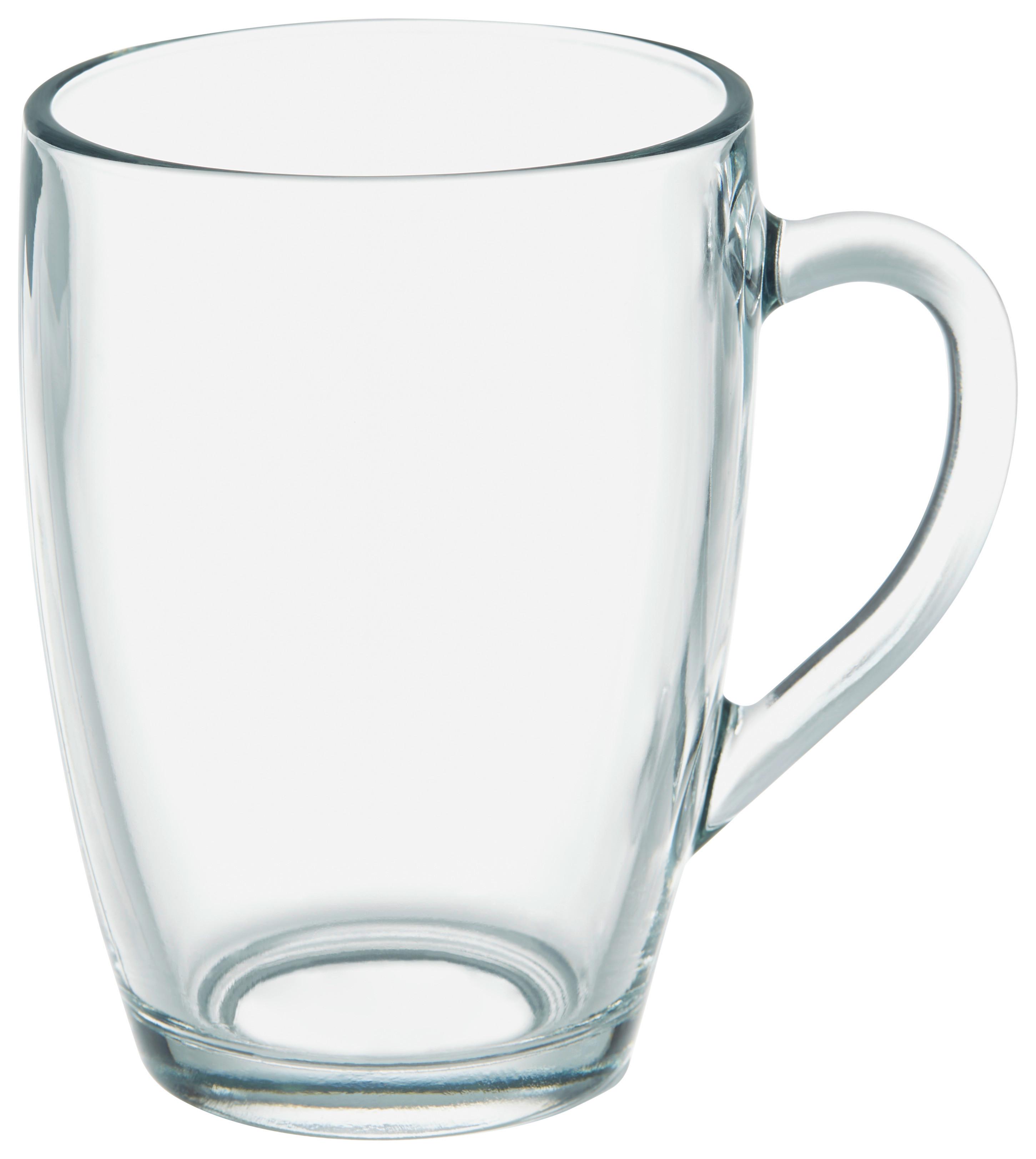 Teeglas mit Henkel Johannes ca. 375 ml - Klar, KONVENTIONELL, Glas (8,2/11cm) - Luca Bessoni