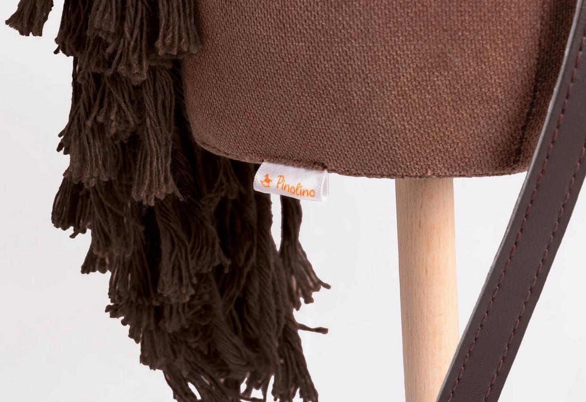 Steckenpferd Natur/Hellbraun BxHxT: 24x65x12 cm - Hellbraun/Naturfarben, Basics, Textil (24/65/12cm) - Pinolino