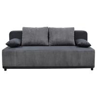 Schlafsofa Stella Grau B: 197 cm - Schwarz/Grau, Design, Textil (197/90/83cm) - MID.YOU