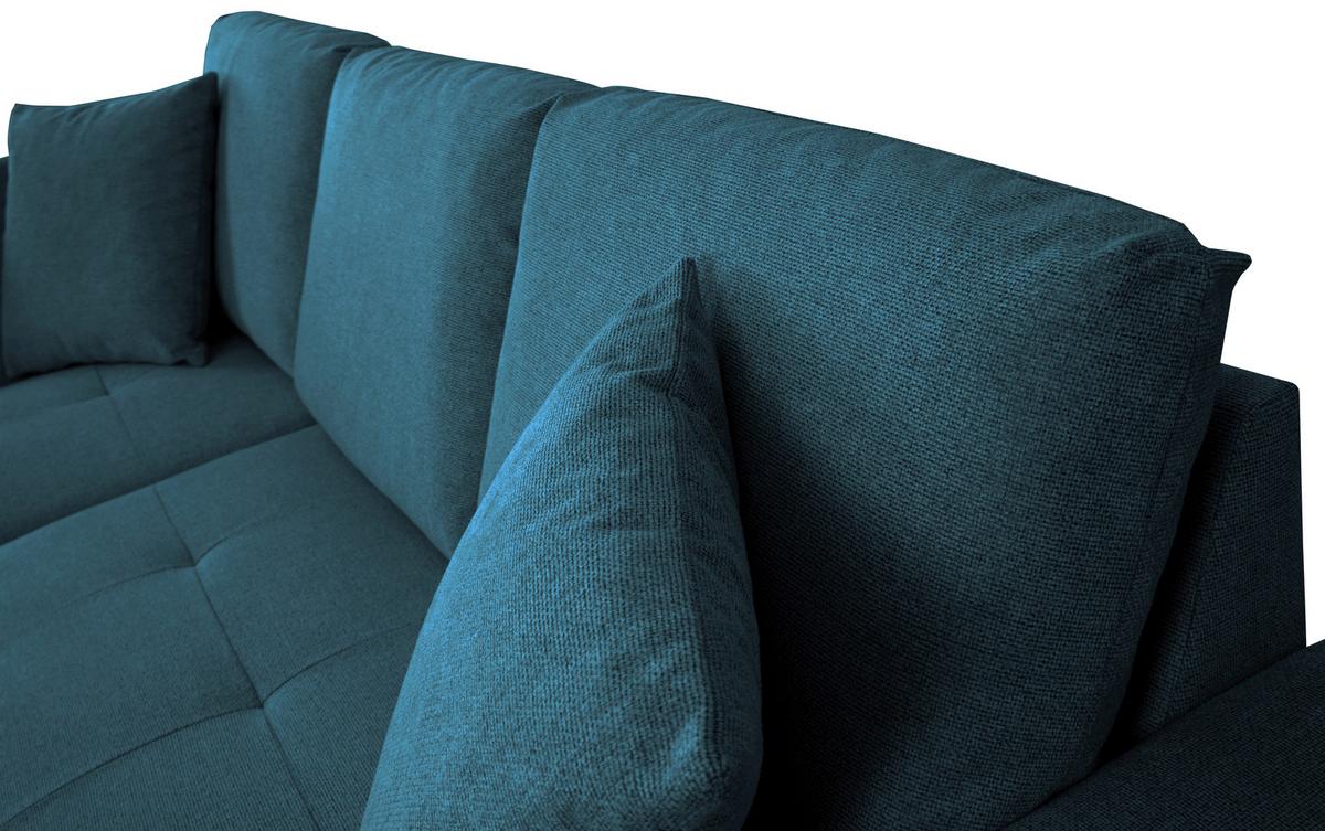 Ecksofa Lukas Blau S: 158x239 Cm - Blau, Trend, Textil (158/239cm)