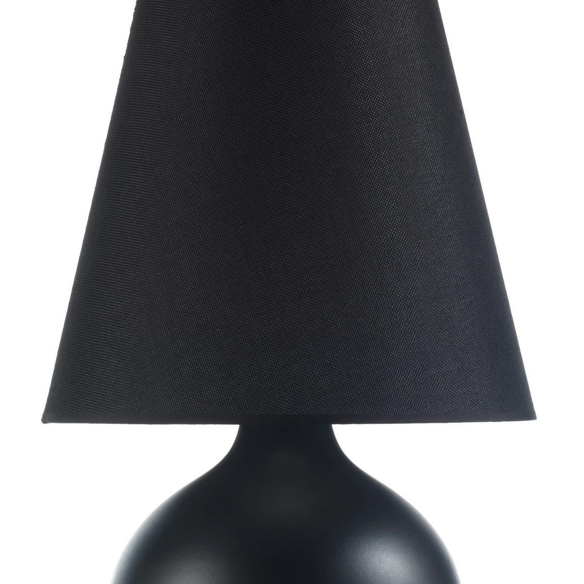 Tischleuchte 223/Gtelan - Schwarz, KONVENTIONELL, Keramik/Textil (35/70cm)