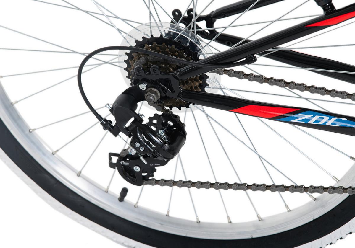 Mountainbike Fully 26 Zoll Zodiac 21 Gänge - Schwarz, Basics, Metall (180/70/100cm) - KS Cycling