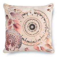 ZIERKISSEN AFINA - Graubraun/Hellgrau, Basics, Textil (48/48cm)