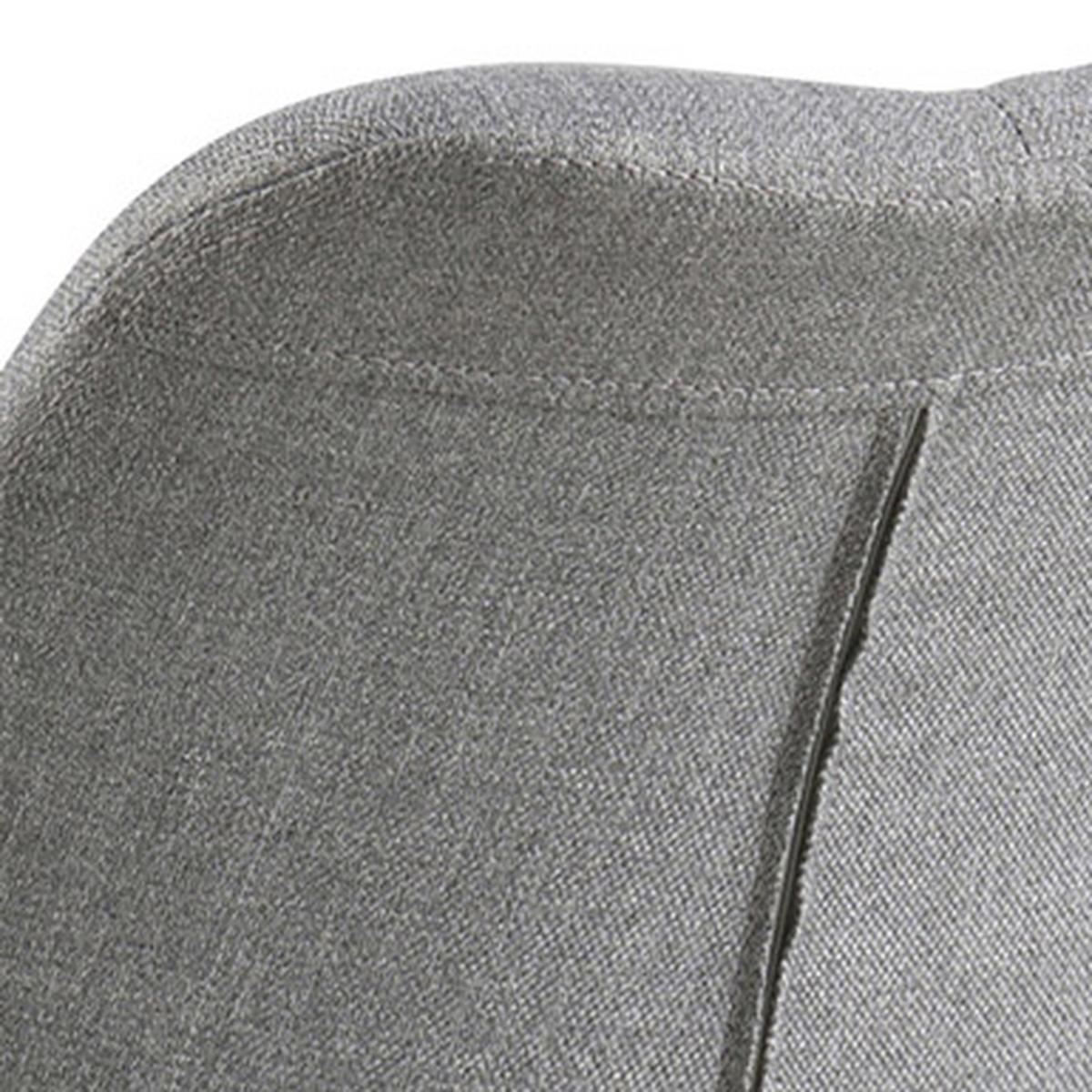 Barová židle DIMA světle šedá - šedá/barvy dubu, Moderní, dřevo/textil (48,5/111,5/55cm)