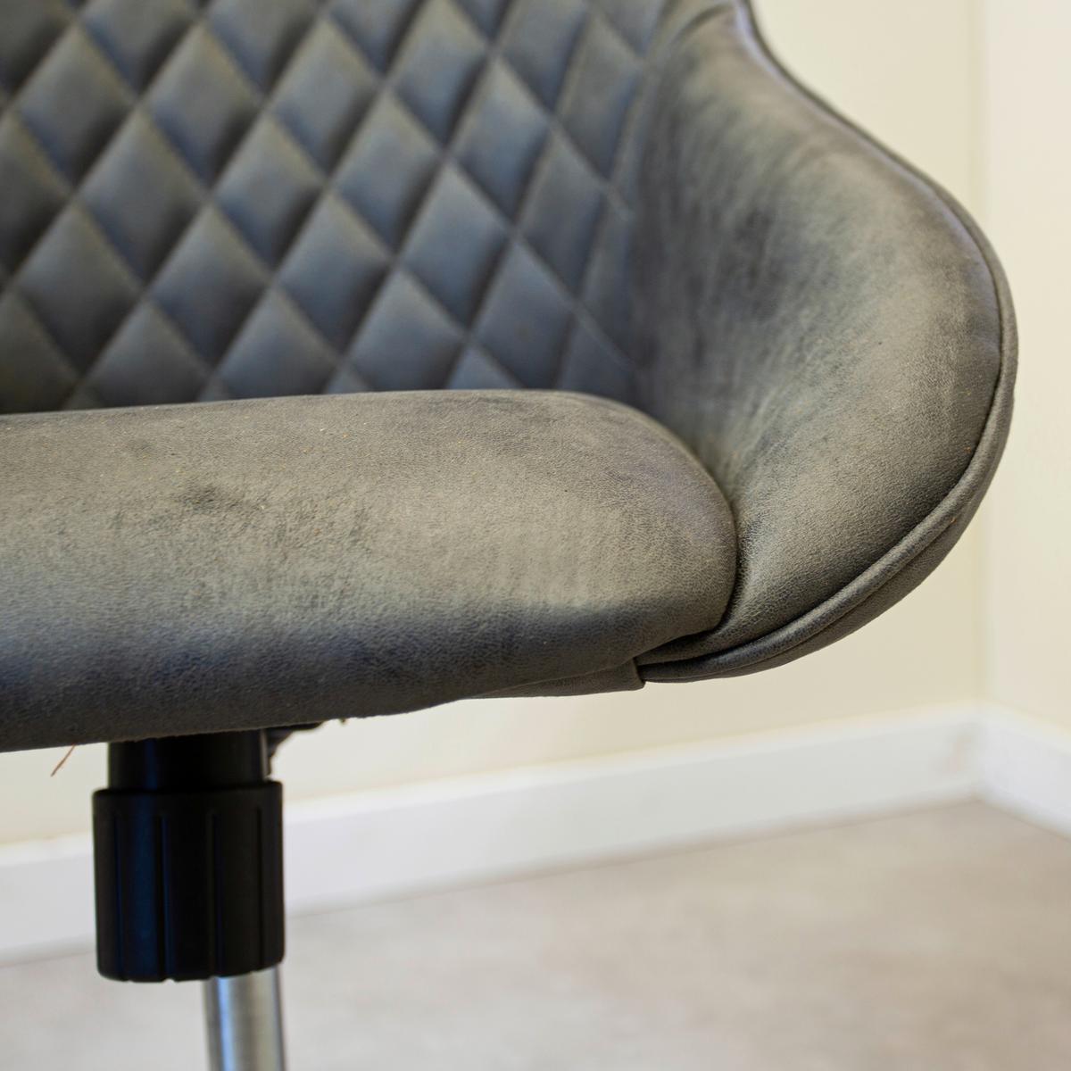 Drehstuhl Kayne - Anthrazit/Schwarz, KONVENTIONELL, Textil/Metall (60/84/64,5cm) - MID.YOU