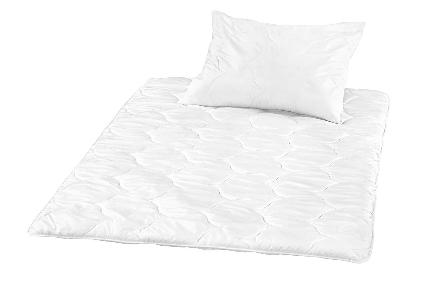 Polštář pod hlavu Kansas, 70/90cm, bílá - bílá, Konvenční, textil/papír (90/70cm)