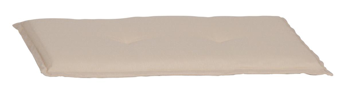 Auflage Für Bank Ascot 120x45x7 Cm Beige - Beige, Basics, Textil (120/45/7cm) - Gardenson