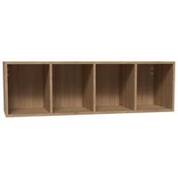 Wandregal Las Vegas Eiche Sierra Dekor B: 120 cm - Eichefarben, MODERN, Holzwerkstoff (120/36/37cm) - Vertico