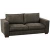Schlafsofa Texas Anthrazit Mikrofaser, B: 203 cm - Dunkelbraun/Anthrazit, Design, Textil (203/85/99cm) - MID.YOU