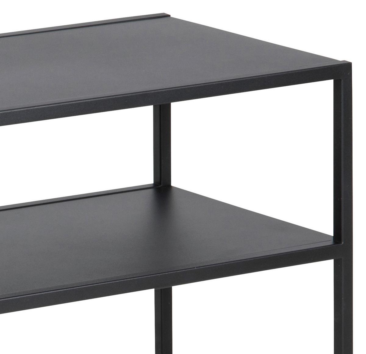 Tv-element Newton Trend 120 Cm Schwarz - Schwarz, Trend, Metall (120/46/30cm) - MID.YOU
